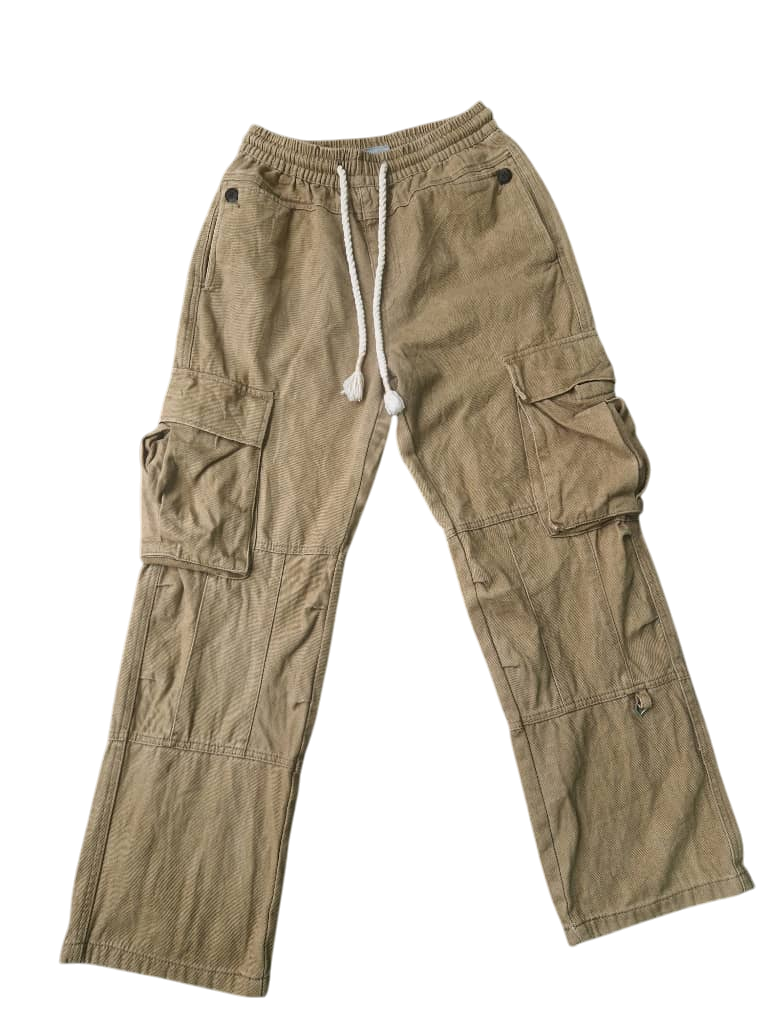 pantalon cargo beige kaki urban chill pantalon cargo beige kaki urban chill