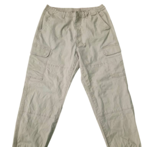 pantalon cargo jogger beige sable