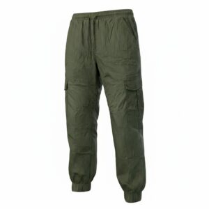 pantalon cargo jogger vert militaire